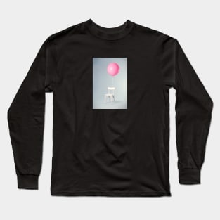 Chair Pink Balloon Long Sleeve T-Shirt